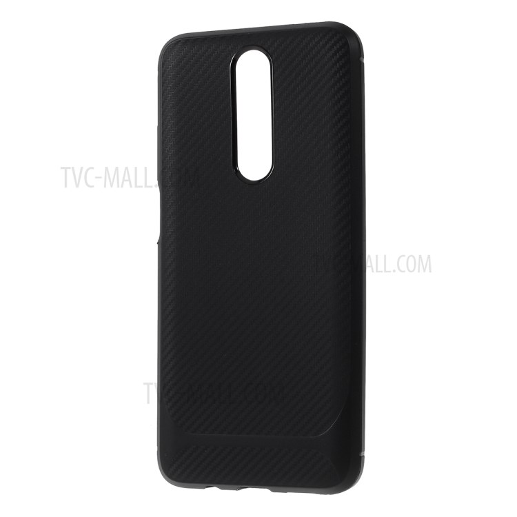 Carbon Fiber Texture TPU Soft Cover for Xiaomi Redmi K30 / Poco X2 - Black-2