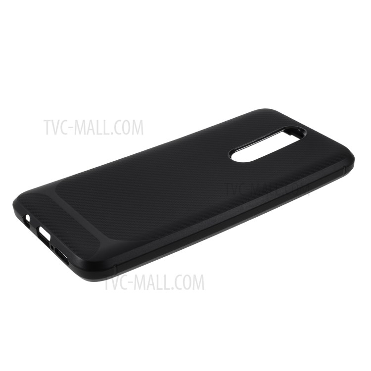 Carbon Fiber Texture TPU Soft Cover for Xiaomi Redmi K30 / Poco X2 - Black-5