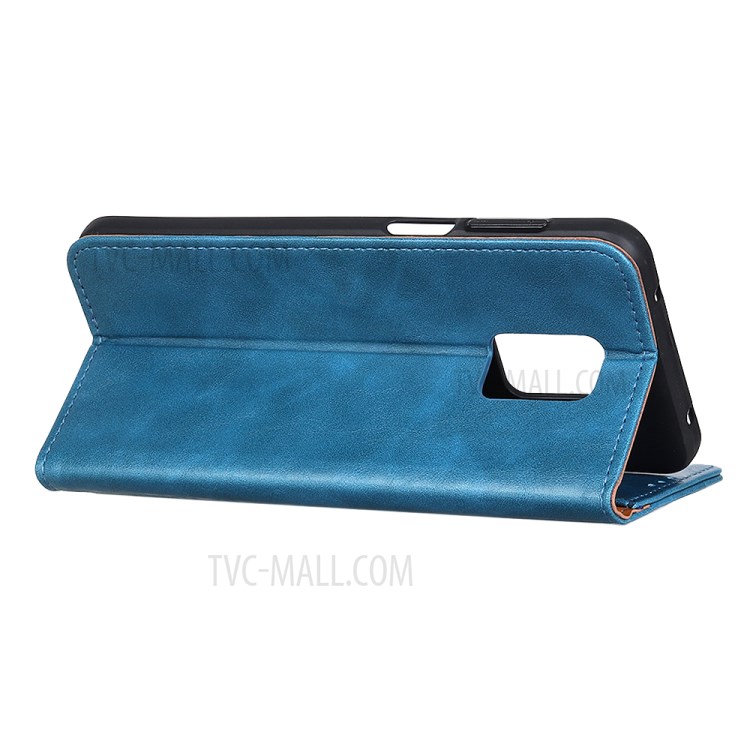 Leather Protective Special Shell for Xiaomi Poco M2 Pro/Redmi Note 9 Pro/Pro Max /Note 9S - Blue-3