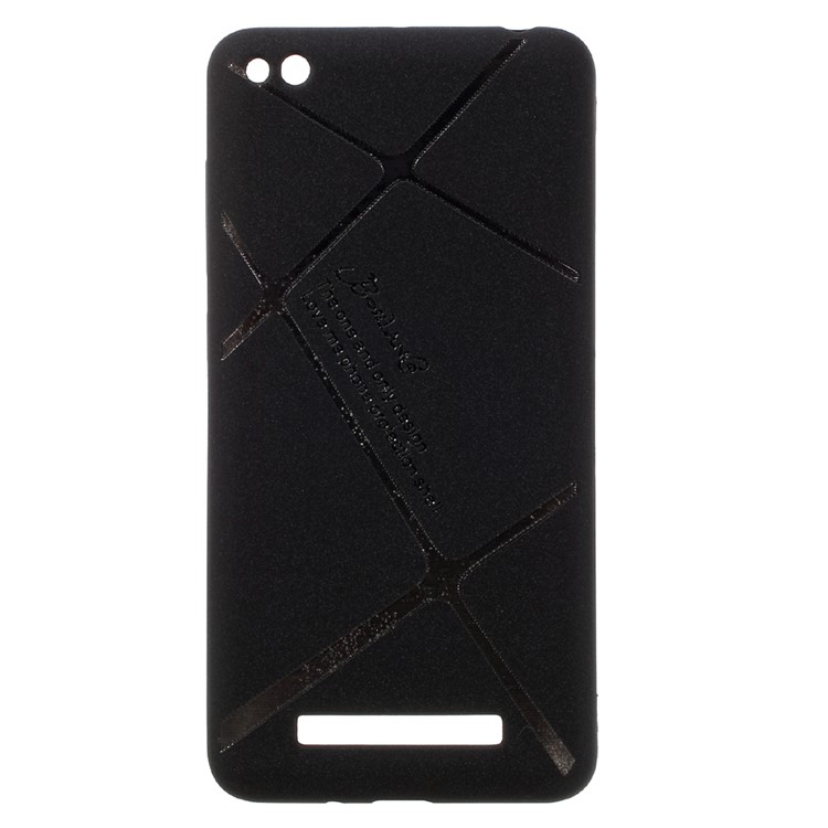 BOSILANG Frosted TPU Back Mobile Phone Case for Xiaomi Redmi 4a - Black-1