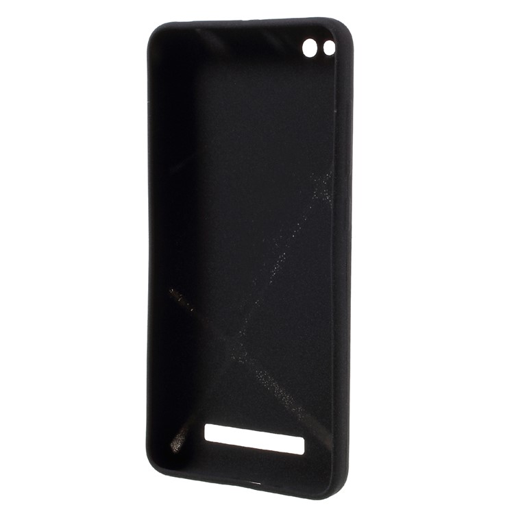 BOSILANG Frosted TPU Back Mobile Phone Case for Xiaomi Redmi 4a - Black-3
