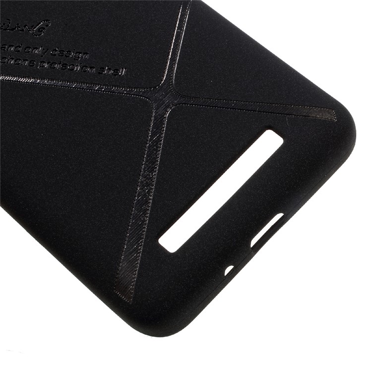 BOSILANG Frosted TPU Back Mobile Phone Case for Xiaomi Redmi 4a - Black-5