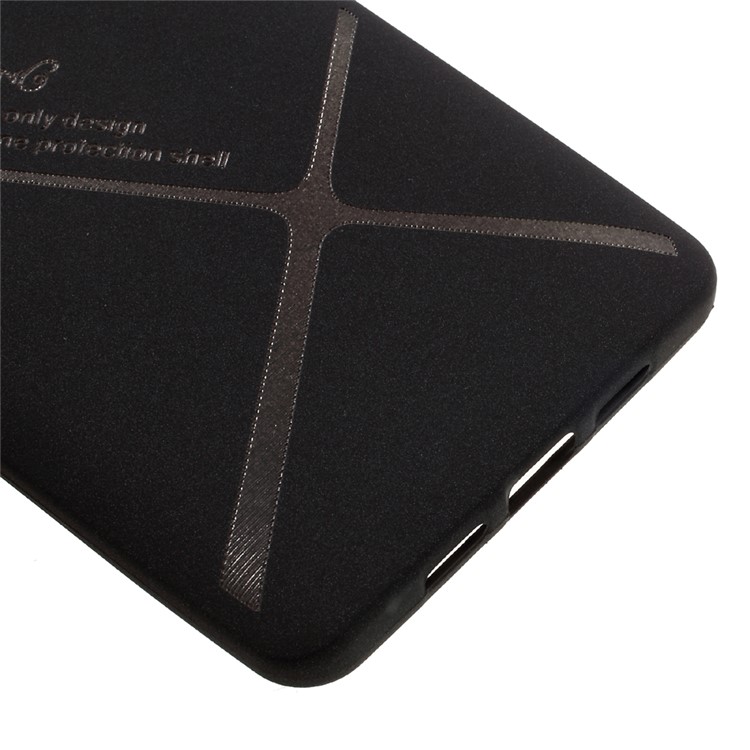 BOSILANG Lines Pattern Mobile Case Matte TPU for Xiaomi Mi 5s Plus - Black-5