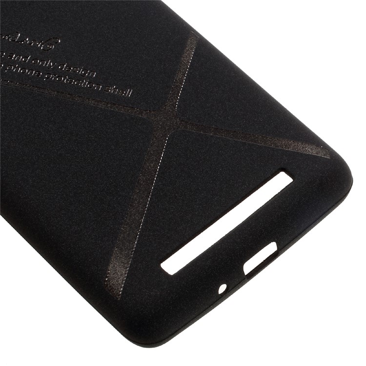 BOSILANG Lines Pattern Matte TPU Case for Xiaomi Redmi 3s - Black-5