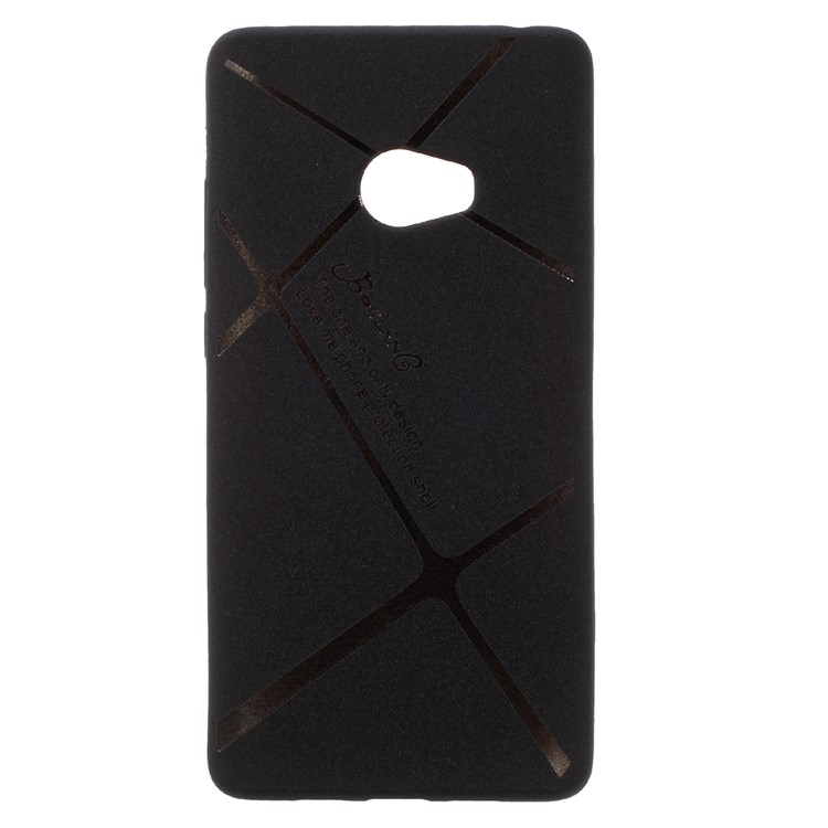 BOSILANG Lines Pattern Matte TPU Back Case for Xiaomi Mi Note 2 - Black-1