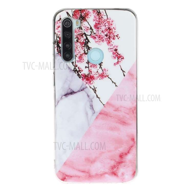 Motif Marbre IMD TPU Couverture Souple De Téléphone Mobile Pour Xiaomi Redmi Note 8 - Le Style D-2