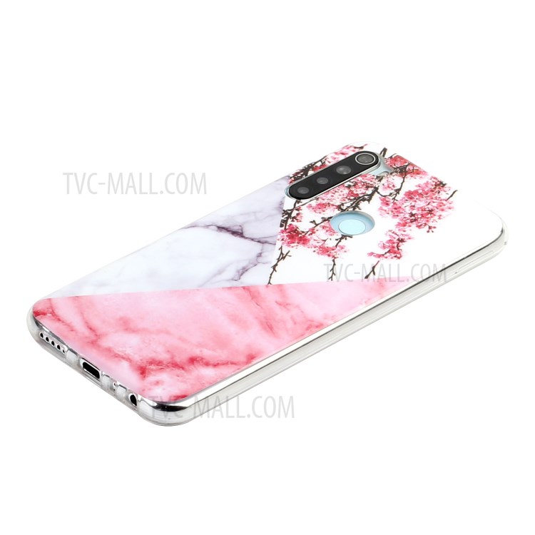 Motif Marbre IMD TPU Couverture Souple De Téléphone Mobile Pour Xiaomi Redmi Note 8 - Le Style D-4