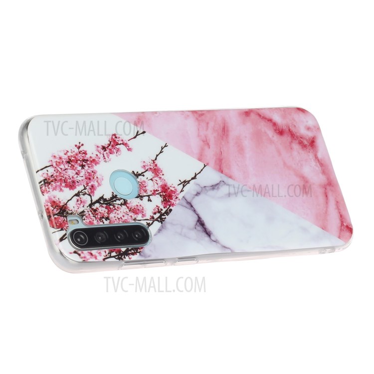 Motif Marbre IMD TPU Couverture Souple De Téléphone Mobile Pour Xiaomi Redmi Note 8 - Le Style D-5