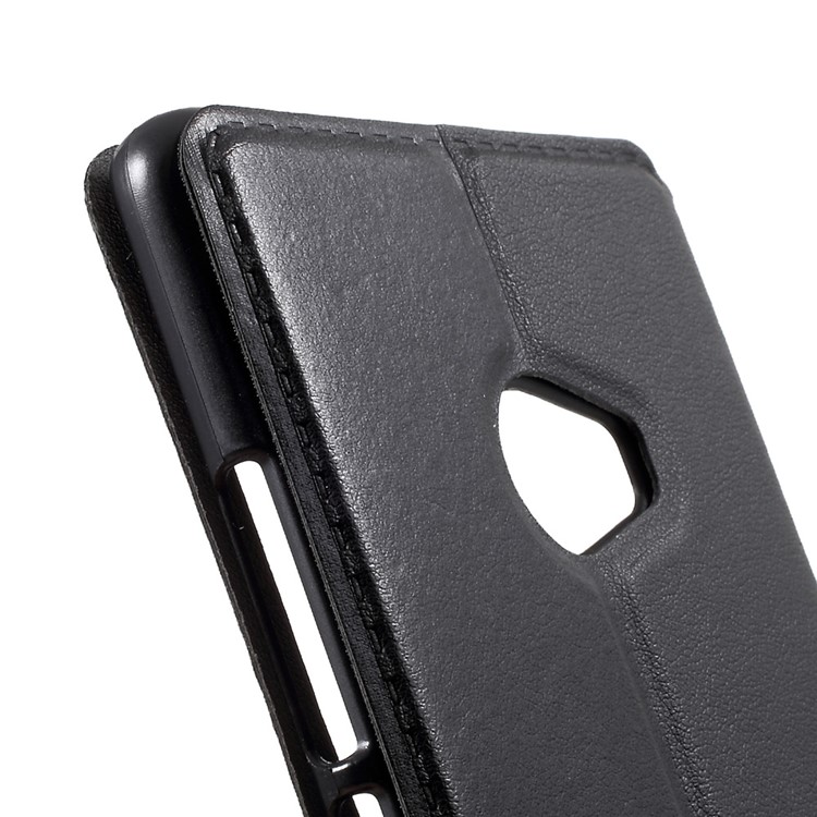 Information View Window Leather Phone Shell for Xiaomi Mi Note 2 - Black-7