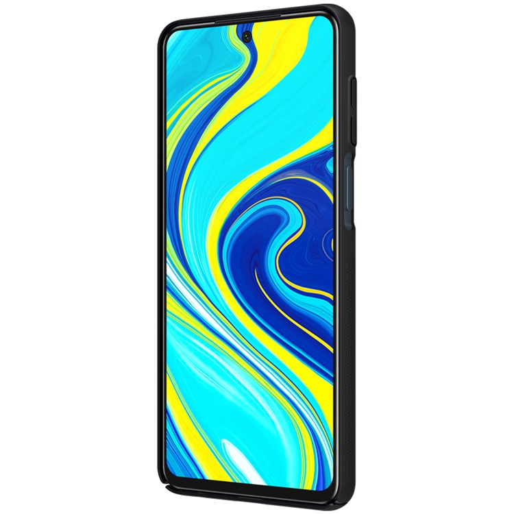 Nillkin Super Frosted Shield Hard PC Корпус Для Xiaomi Poco M2 Pro/Redmi Примечание 9 Pro/Note 9 Pro Max/Note 9s - Черный