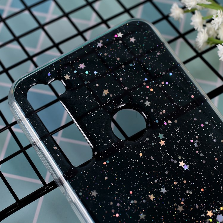 Glitter Sequins Inlaid Style TPU Shell Cover Casing for Xiaomi Redmi Note 8T - Black-4