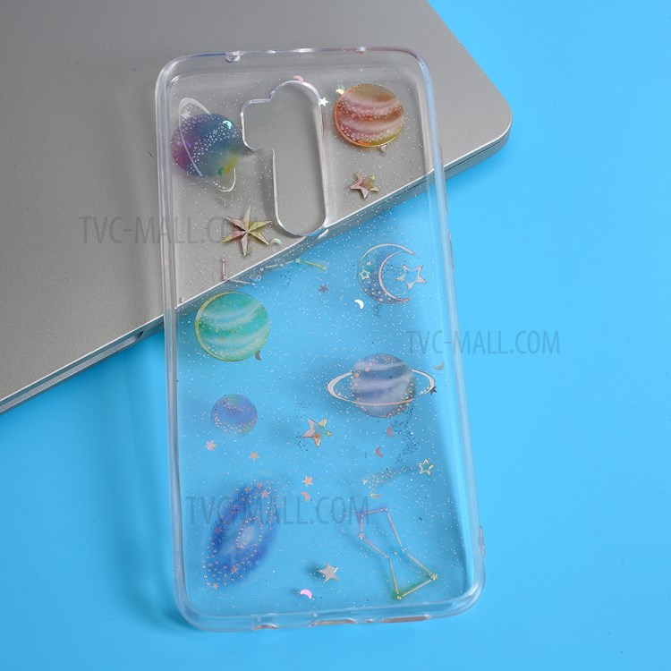 Starry Sky Epoxy Phone Case Cover for Xiaomi Redmi Note 8 Pro - Transparent-4