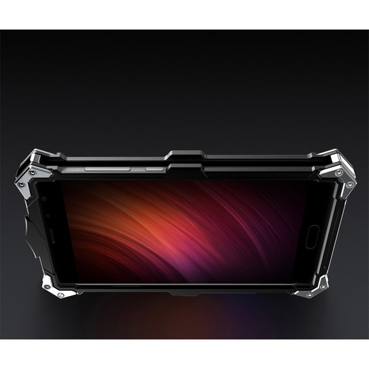 For Xiaomi Redmi Pro Cool Metal Aviation Aluminum Armor Phone Case - Black-3