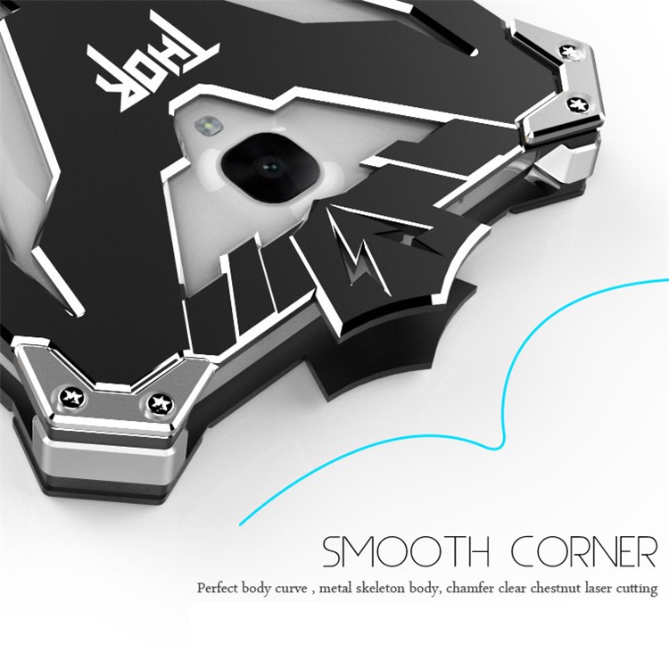 For Xiaomi Redmi Note Cool Metal Aviation Aluminum Armor Phone Case - Black-4