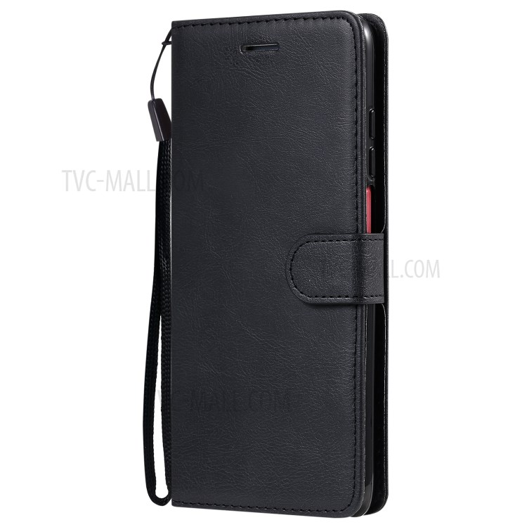 Wallet Stand Flip Leather Phone Shell for Xiaomi Redmi K30 - Black-2