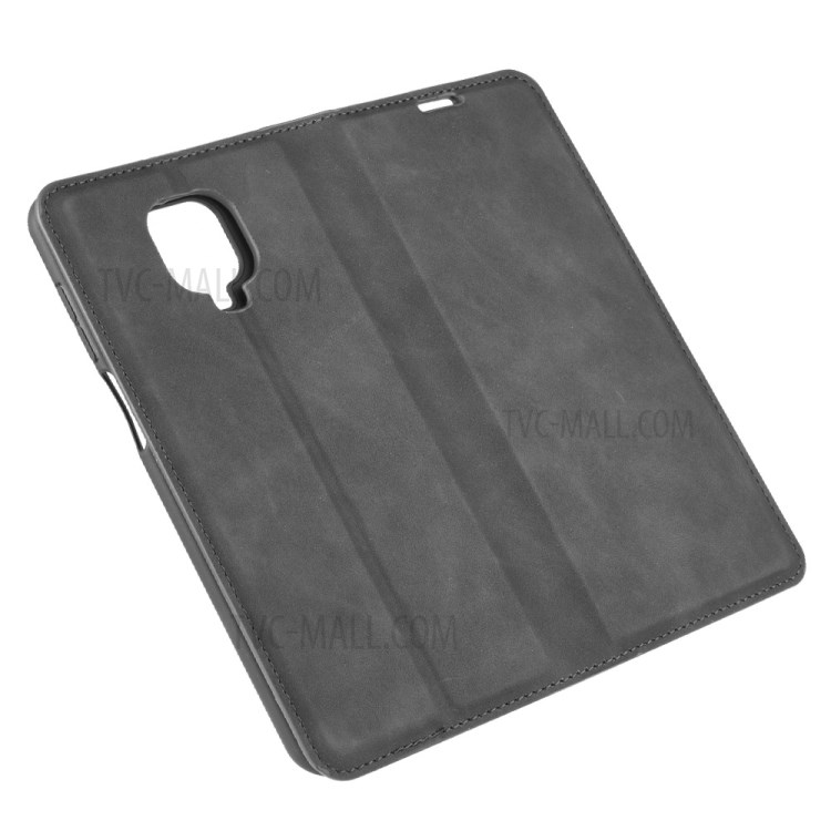 Silky Touch Auto-absorbed Flip Leather Wallet Shell Case for Xiaomi Redmi Note 9 Pro/Note 9S/Note 9 Pro Max - Black-6