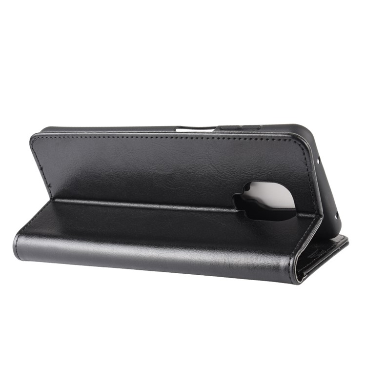 Funda de Cuero Con Cáscara de Billetera de Caballos de Locos Para Xiaomi Redmi Note 9 Pro/Note 9S/Note 9 Pro Max - Negro-8