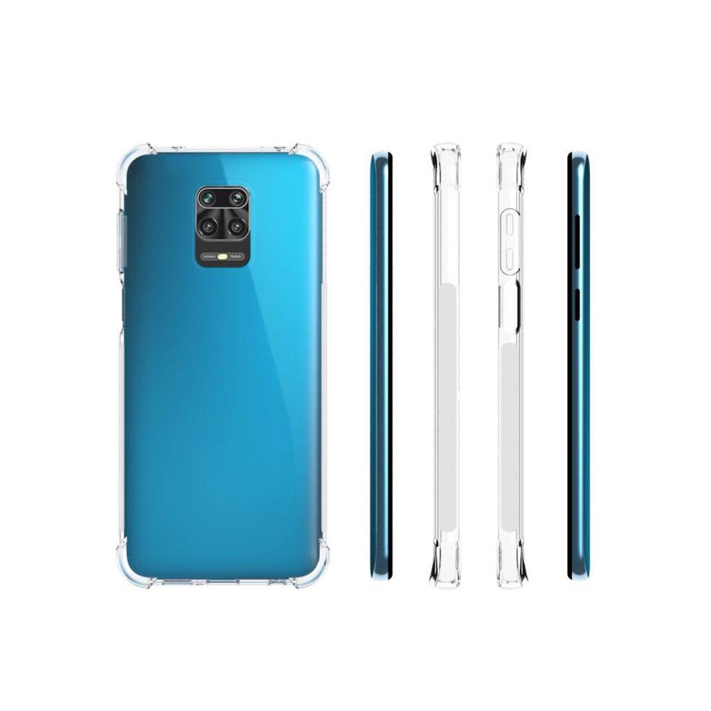 Étui Transparent Téléphone Antichocs TPU Anti-glissement Pour Xiaomi Redmi Note 9 Max / Note Pro 9 9S Pro / Note-2