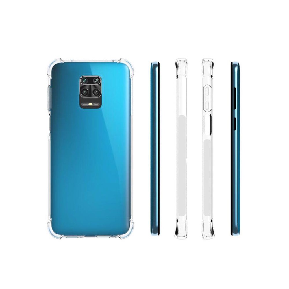 Funda Telefónica Antideslizante Antideslizante A Prueba De Golpes Transparentes Para Xiaomi Poco M2 Pro / Redmi Note 9 Pro Max / Note 9 Pro / Note 9s