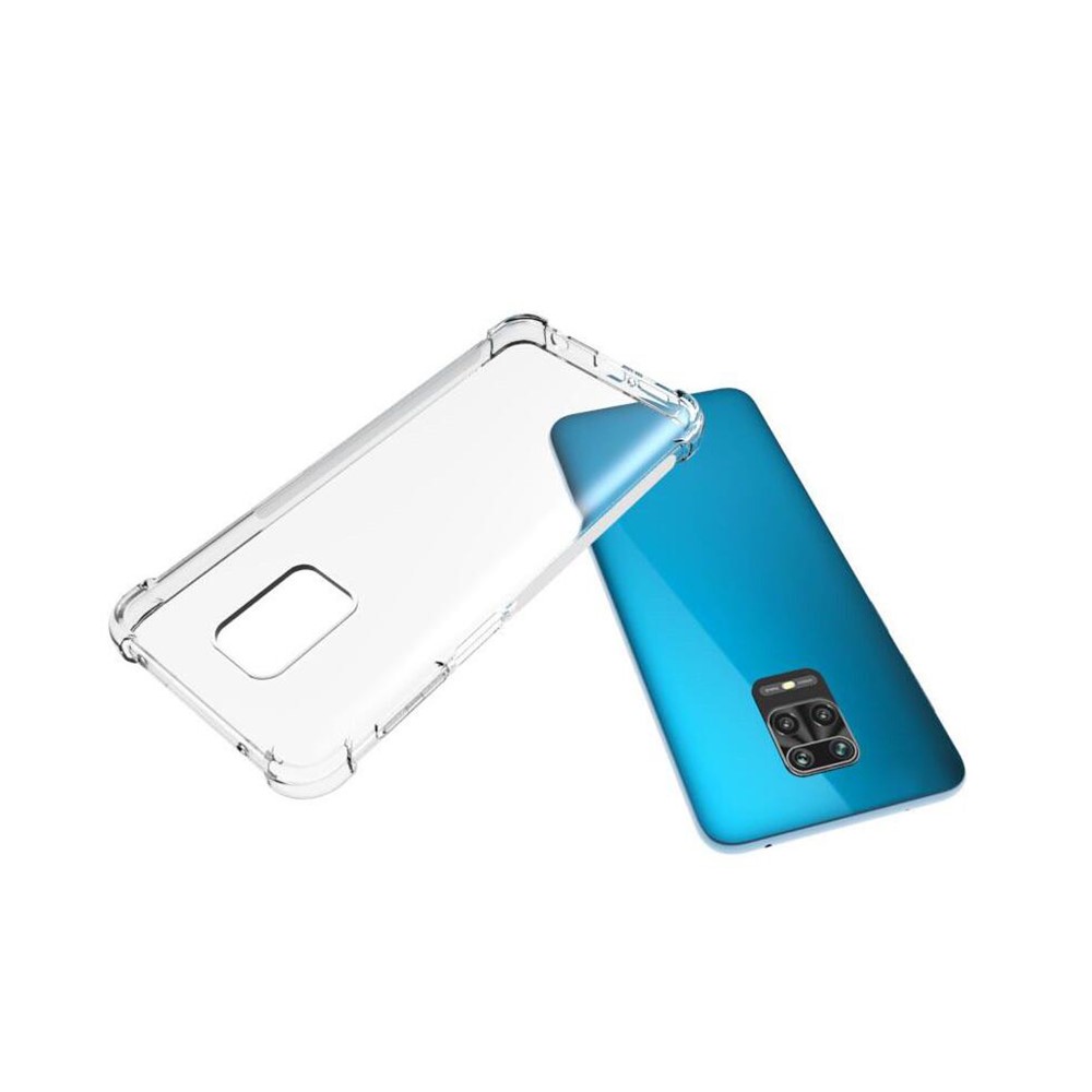 Transparent Shockproof Anti-slip TPU Phone Case for Xiaomi Redmi Note 9 Pro Max/Note 9 Pro/Note 9S-4