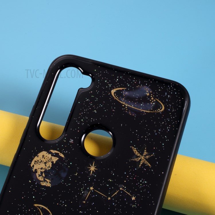 Star Planet Sticker Epoxy TPU Phone Cover Case for Xiaomi Redmi Note 8T-3