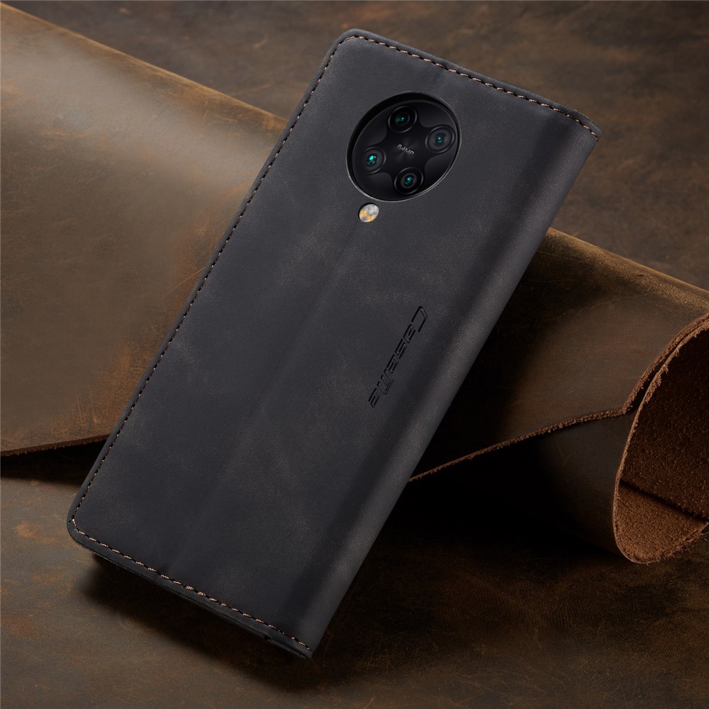 CASEME Caso De Couro Absorvida Auto-013 Série Para Xiaomi Redmi K30 Pro / Poco F2 Pro - Preto-19