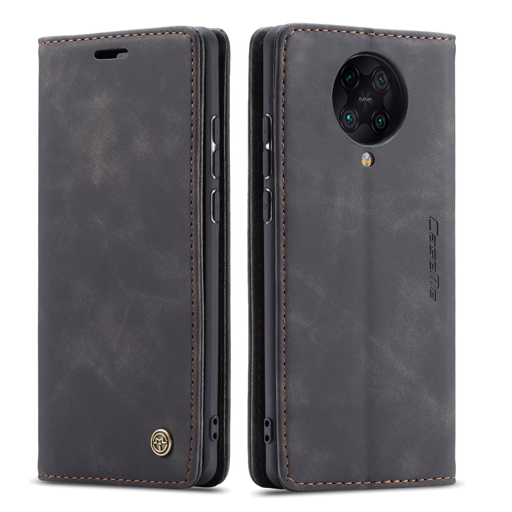 CASEME Caso De Couro Absorvida Auto-013 Série Para Xiaomi Redmi K30 Pro / Poco F2 Pro - Preto-2
