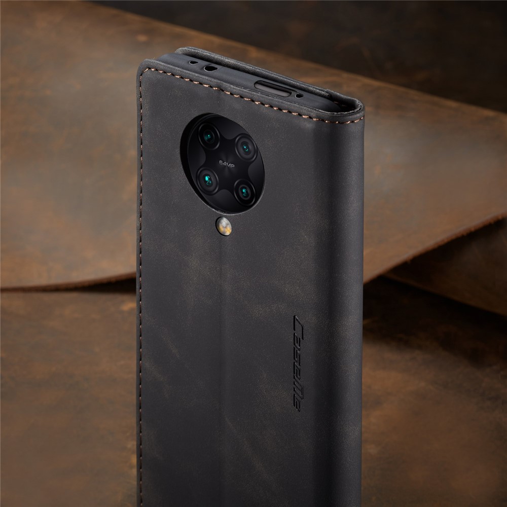 CASEME Caso De Couro Absorvida Auto-013 Série Para Xiaomi Redmi K30 Pro / Poco F2 Pro - Preto-21