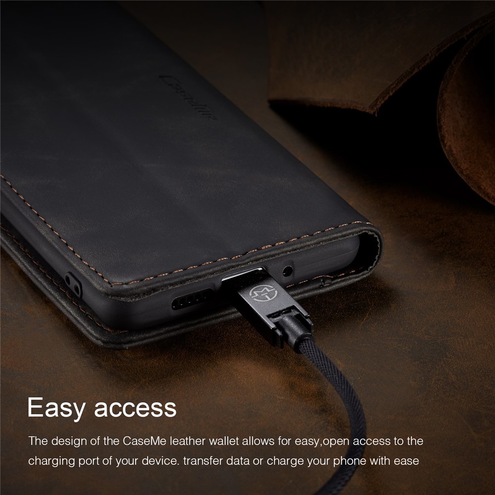 CASEME Caso De Couro Absorvida Auto-013 Série Para Xiaomi Redmi K30 Pro / Poco F2 Pro - Preto-23