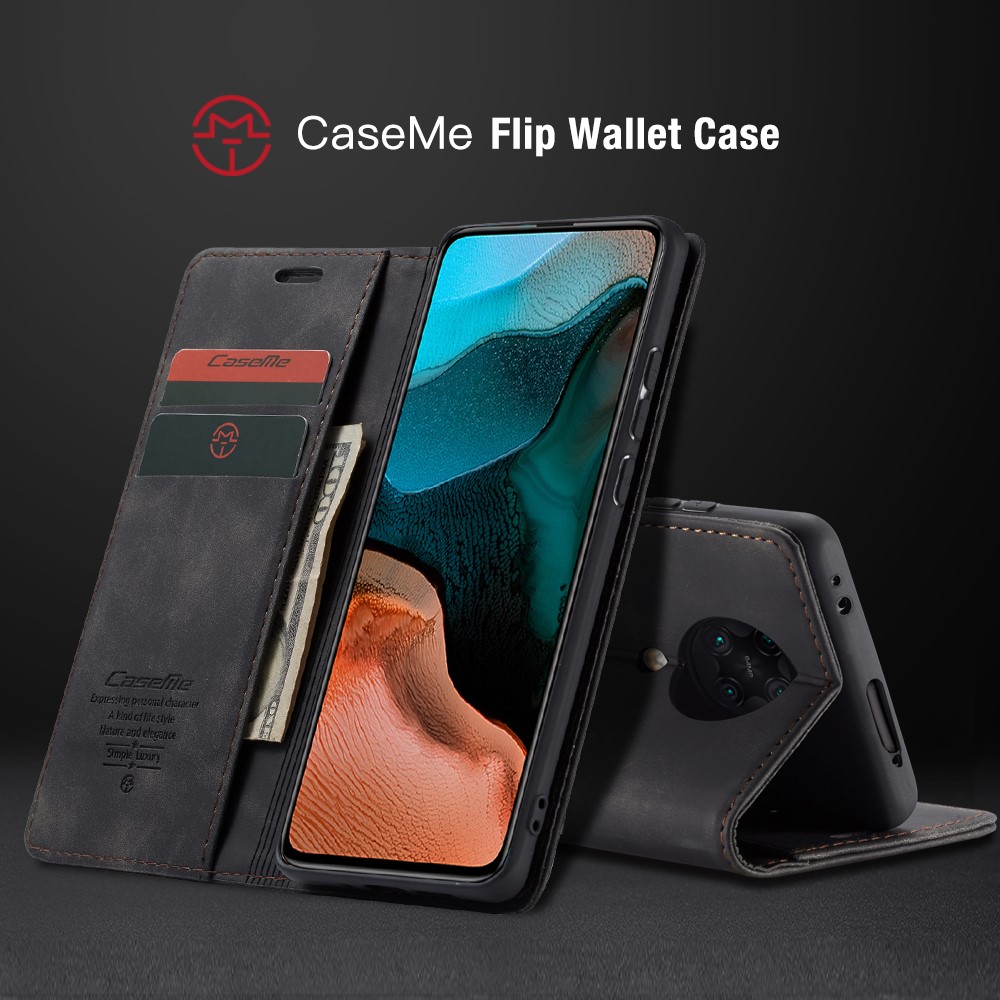CASEME Caso De Couro Absorvida Auto-013 Série Para Xiaomi Redmi K30 Pro / Poco F2 Pro - Preto-27