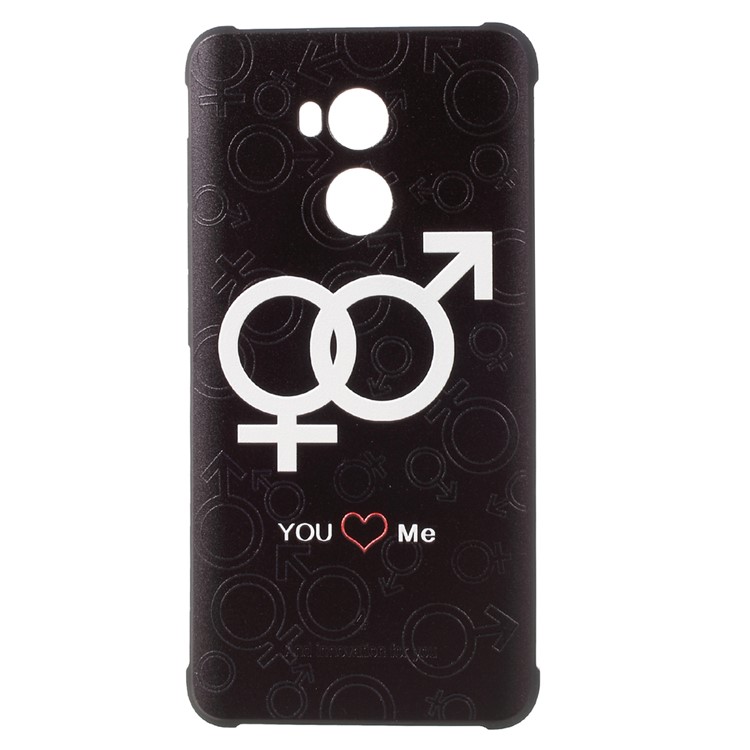 Personalized Embossed TPU Phone Case for Xiaomi Redmi 4 Prime / Redmi 4 Pro - Gender Symbol-1