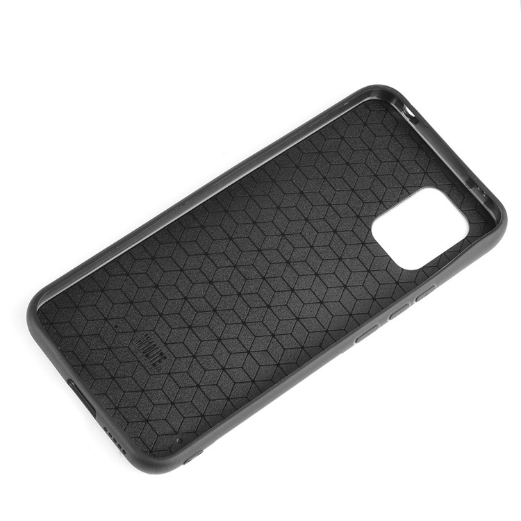 Stitching PU Leather Coated PC + TPU Combo Case Cover Accessory for Xiaomi Mi 10 Lite 5G/10 Youth 5G - Black-5