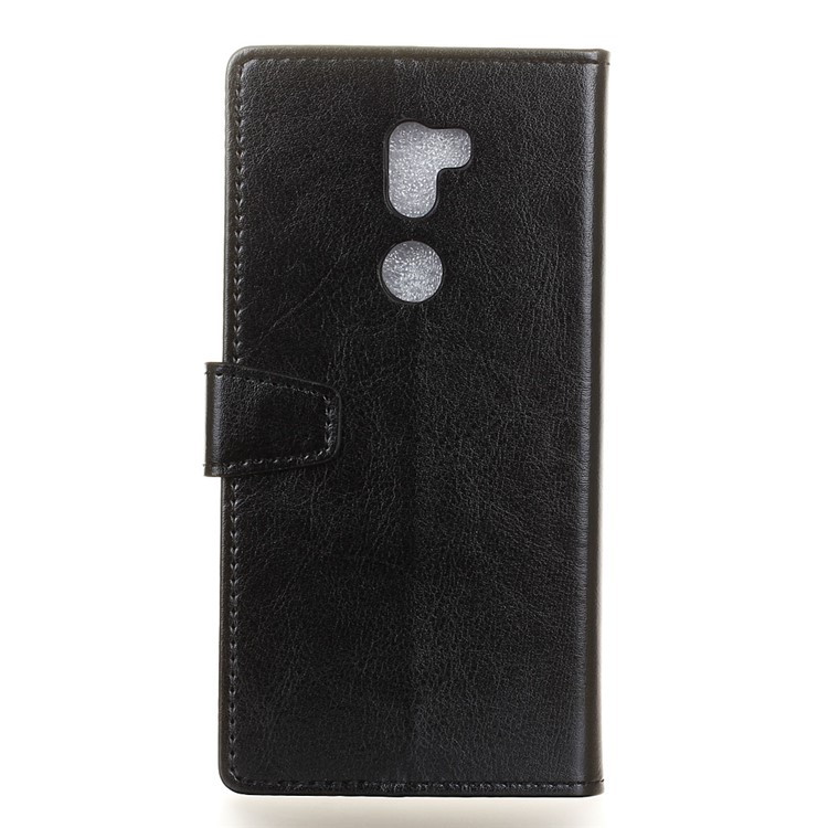 Crazy Horse Wallet Leather Stand Case for Xiaomi Mi 5s Plus - Black-2