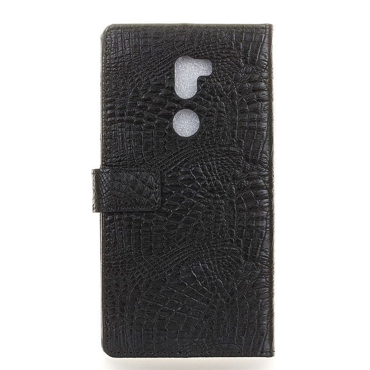 Crocodile Texture Wallet Leather Cell Phone Case for Xiaomi Mi 5s Plus - Black-2