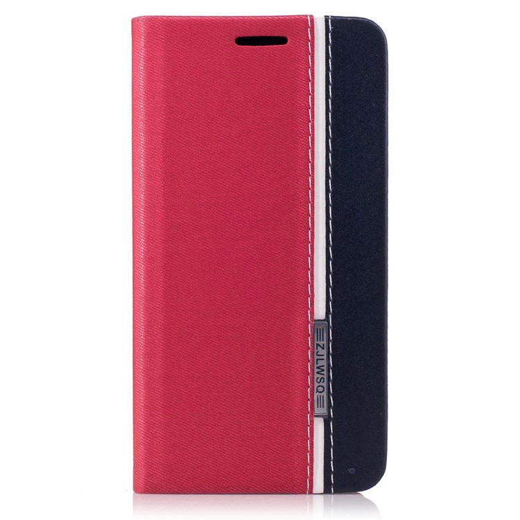 Card Slot Leather Stand Assorted Color Cover for Xiaomi Redmi 4a - Red-1