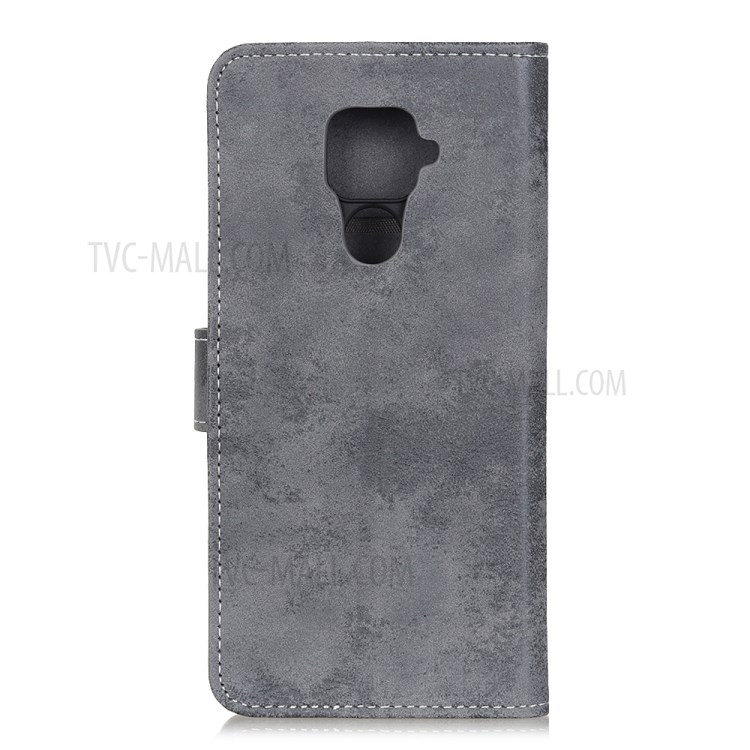 Retro PU Leather Cell Phone Unique Case for Xiaomi Redmi Note 9/Redmi 10X 4G - Black-2