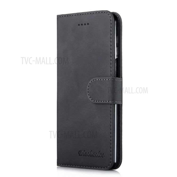 DIAOBAOLEE Caja De Cuero Fresco Para Xiaomi Redmi Nota 9 / Favorable Nota 9 Max / 9S Favorable Nota - Negro-2