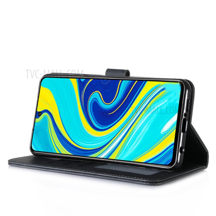 DIAOBAOLEE Caja De Cuero Fresco Para Xiaomi Redmi Nota 9 / Favorable Nota 9 Max / 9S Favorable Nota - Negro-4