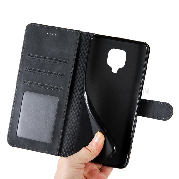 DIAOBAOLEE Caja De Cuero Fresco Para Xiaomi Redmi Nota 9 / Favorable Nota 9 Max / 9S Favorable Nota - Negro-5