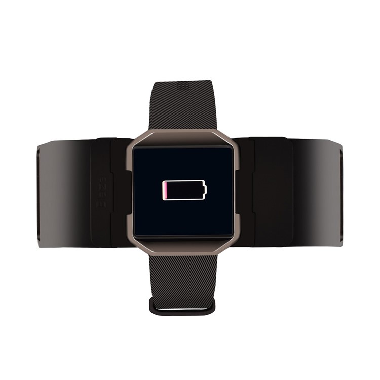 YOLIKE Humanized 2-in-1 Stand Charger Dock for Fitbit Blaze - Black-4