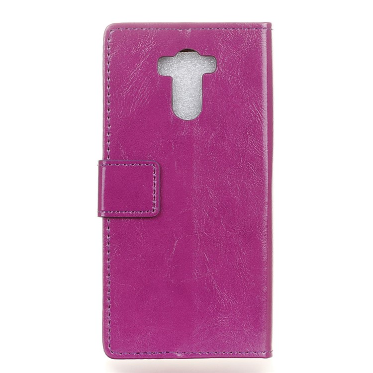 Crazy Horse PU Leather Wallet Mobile Casing for Xiaomi Redmi 4 Prime/Pro - Purple-2