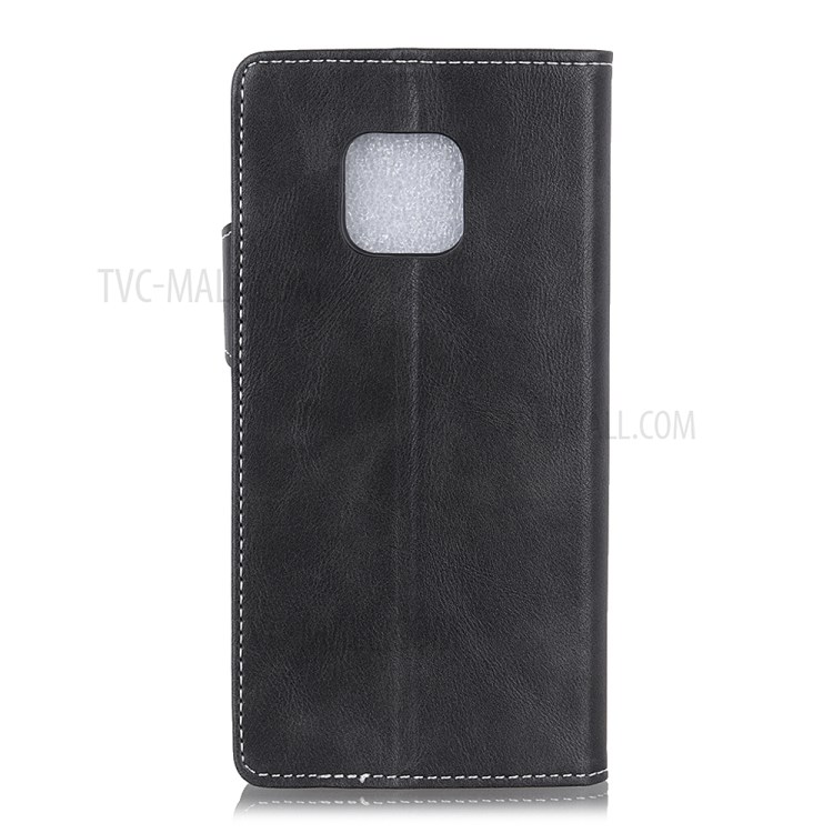 S-shaped Textured PU Leather Case Cover for Xiaomi Redmi 10X 5G/10X Pro 5G - Black-3