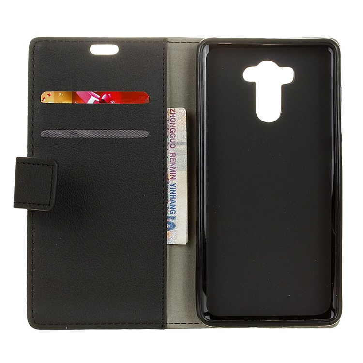 Folio Wallet Mobile Case (Faux Leather + TPU) for Xiaomi Redmi 4 Prime/Pro - Black-3