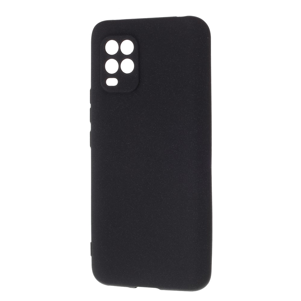 Case de Teléfonos Celulares Mate Mate de Doble Cara Para Xiaomi Mi 10 Lite 5G - Negro