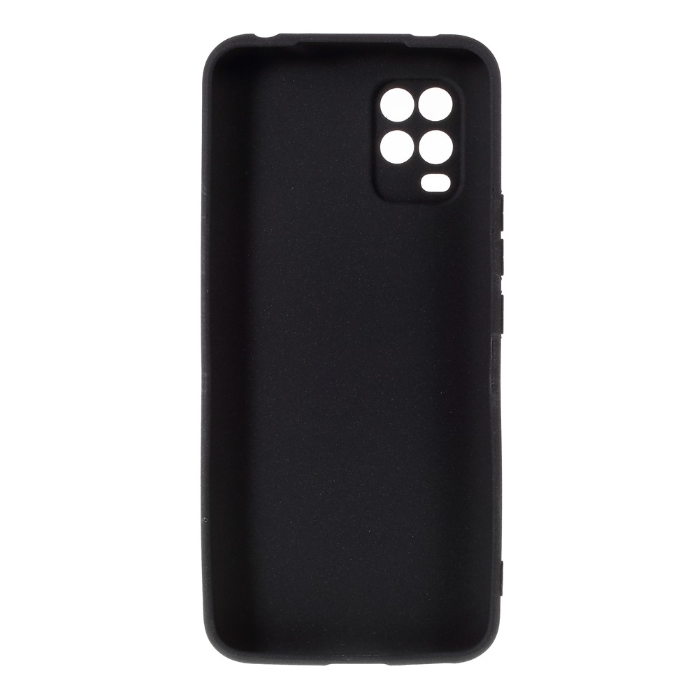 Case de Teléfonos Celulares Mate Mate de Doble Cara Para Xiaomi Mi 10 Lite 5G - Negro