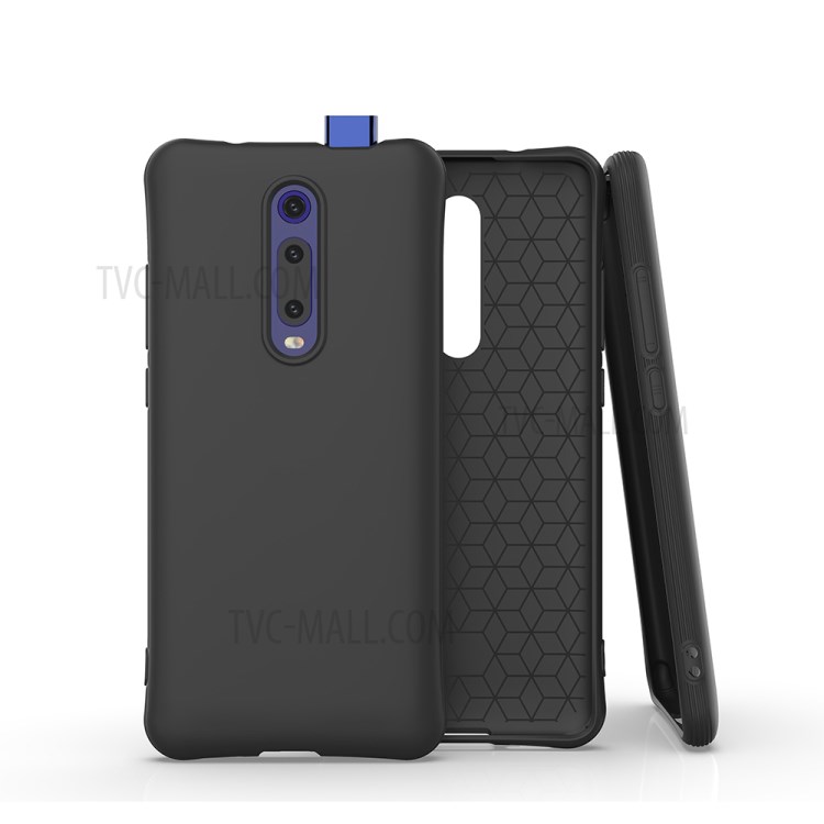 Pure Color Matte TPU Cover for Xiaomi Redmi K20 / Mi 9T / K20 Pro / Mi 9T Pro - Black-1