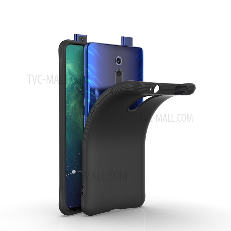 Pure Color Matte TPU Cover for Xiaomi Redmi K20 / Mi 9T / K20 Pro / Mi 9T Pro - Black-2