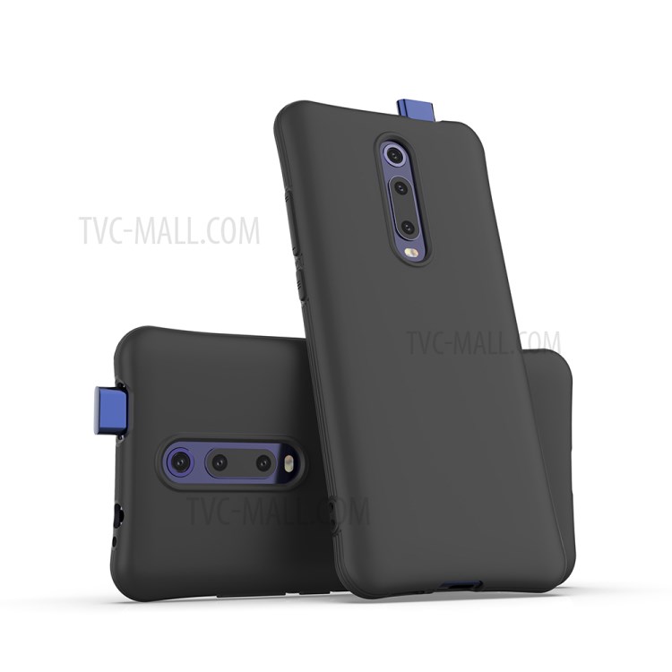 Pure Color Matte TPU Cover for Xiaomi Redmi K20 / Mi 9T / K20 Pro / Mi 9T Pro - Black-4