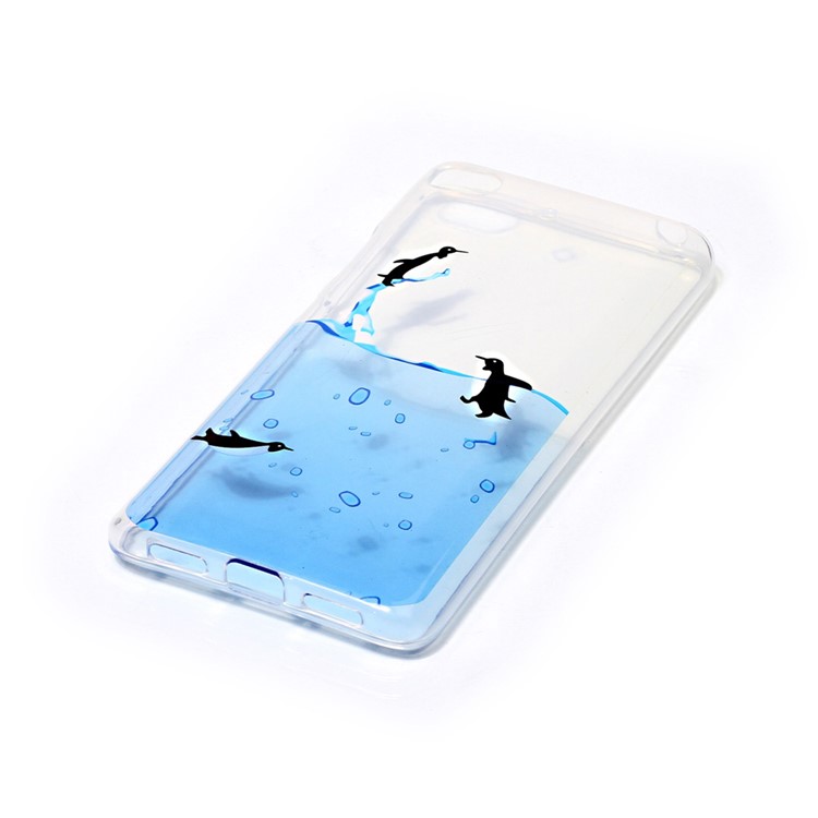 Pattern Printing IMD TPU Case for Xiaomi Mi 5s - Lovely Penguin-2