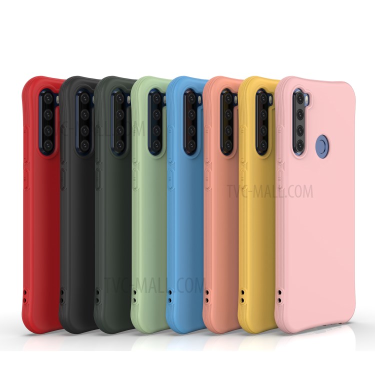 Matte Soft TPU Cell Phone Cover for Xiaomi Redmi Note 8T - Yellow-5